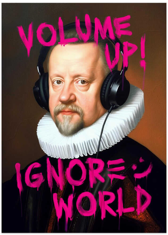 Volume Up - Art Print by Dikhotomy