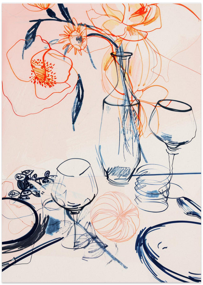 Floral Still-Life - Art Print by Treechild