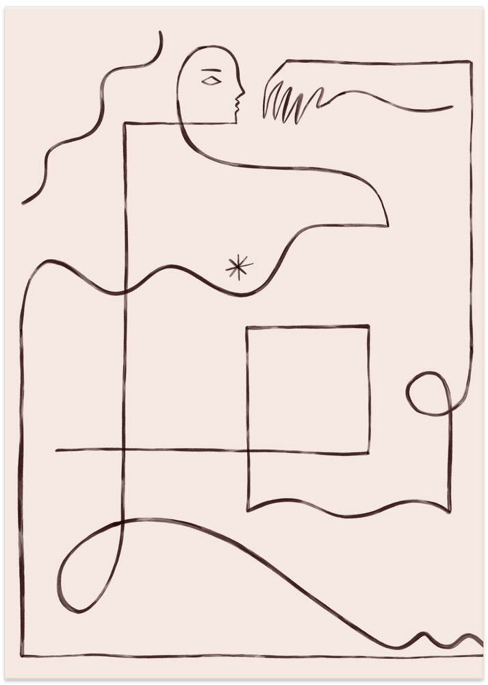 Puzzle - Art Print by Kit Agar