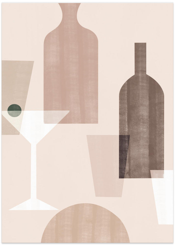 Martini - Art Print by Kit Agar