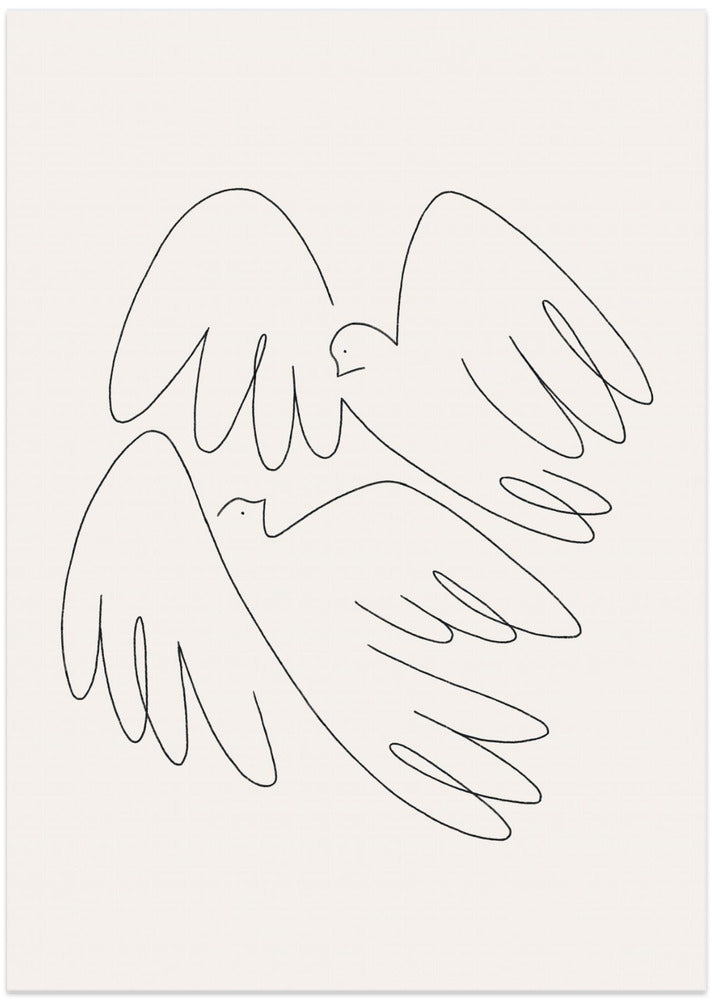 Love Birds - Art Print by Kit Agar