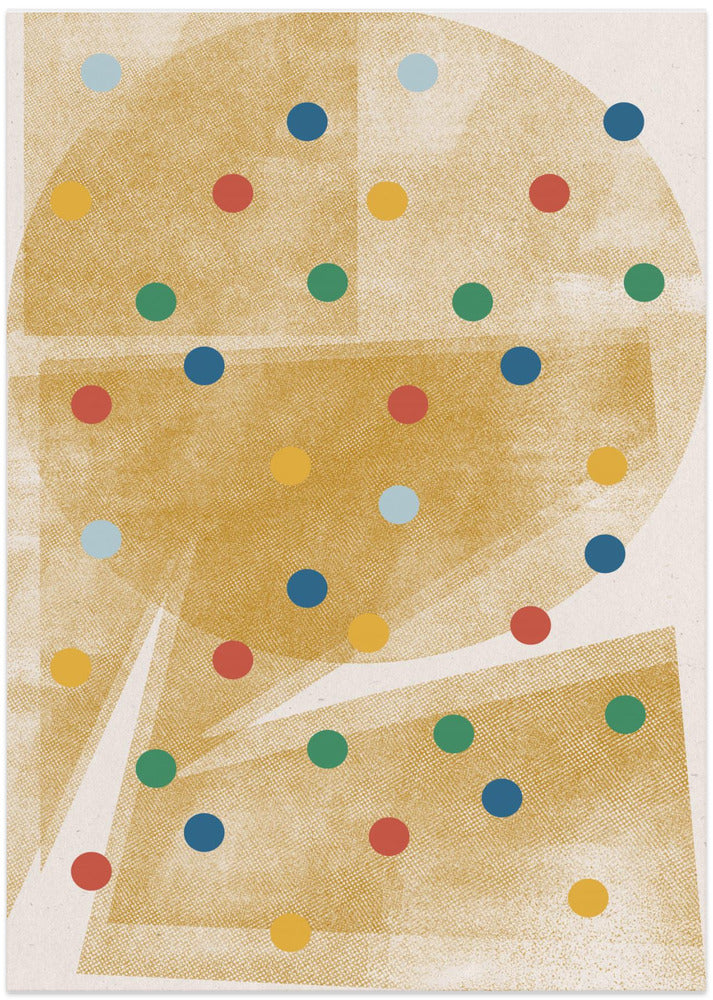 Polka Dot Harmony - Art Print by THE MIUUS STUDIO