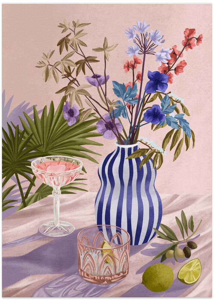 Lilac Summer - Art Print by Goed Blauw