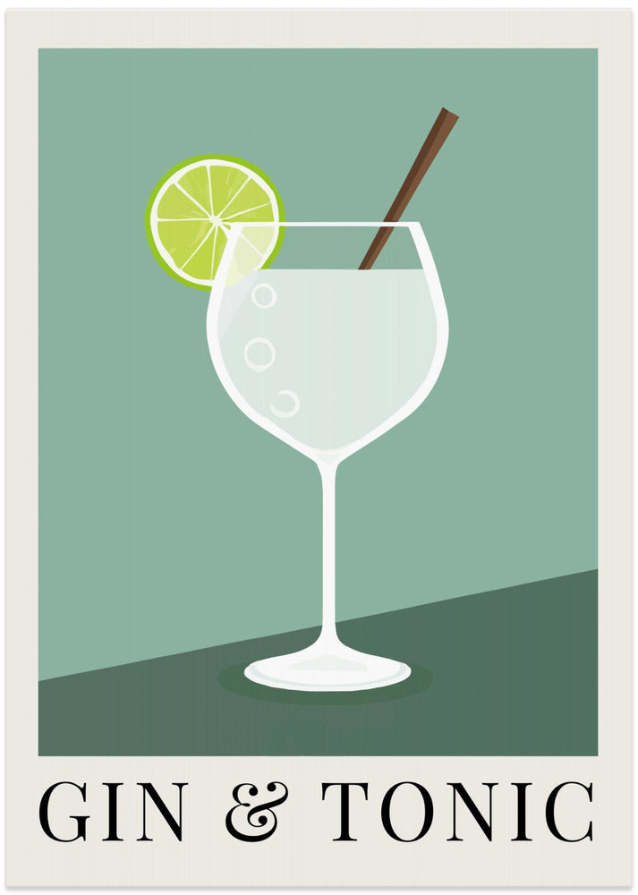 Gin and Tonic - Art Print by Andreas Magnusson