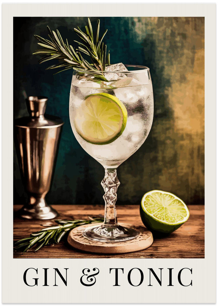 Gin and Tonic - Art Print by Andreas Magnusson