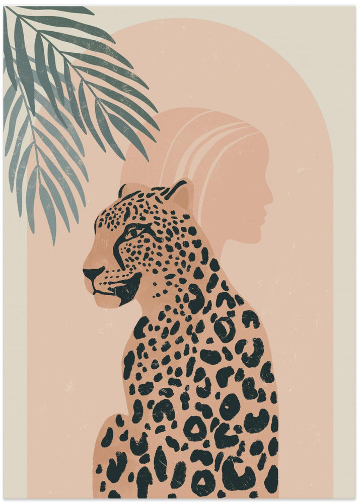 Boho Leopard - Art Print by Katarzyna Gąsiorowska