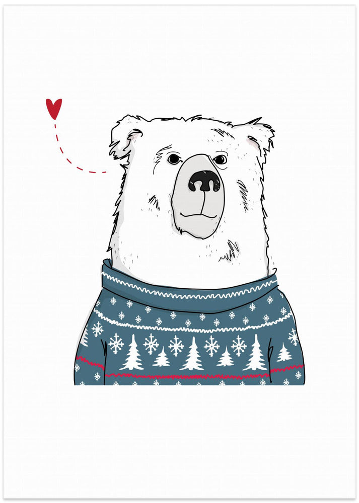Winter Bear - Art Print by Christina Heitmann