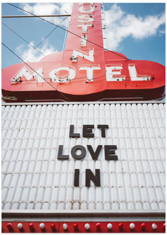 Let Love In - Art Print by Bethany Young