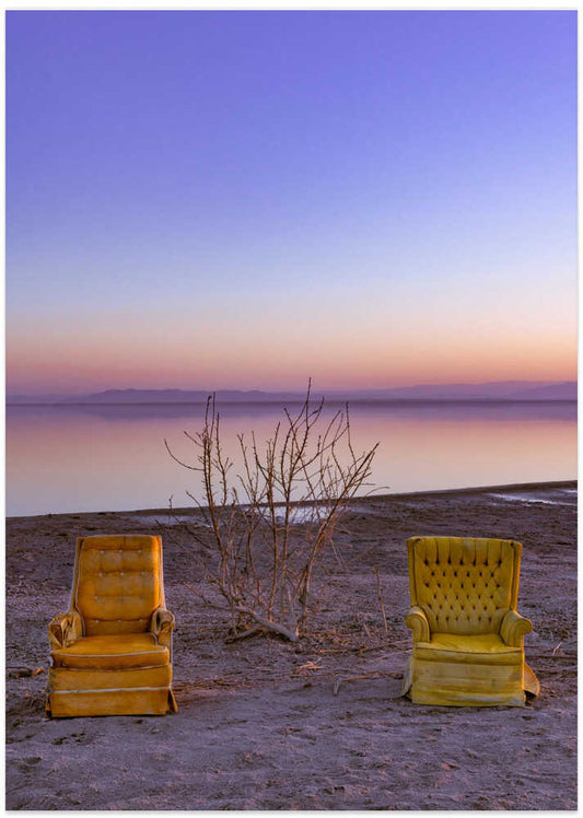 Bombay Beach Sunset - Art Print by Bethany Young