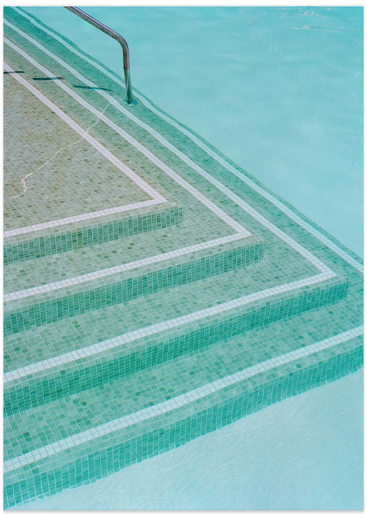 Palm Springs Pool Day II - Art Print by Bethany Young