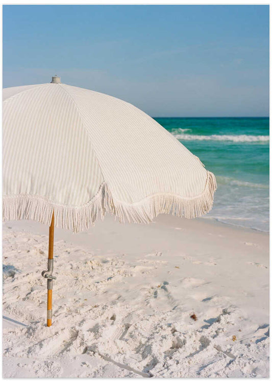 Beach Umbrella - Art Print by Bethany Young