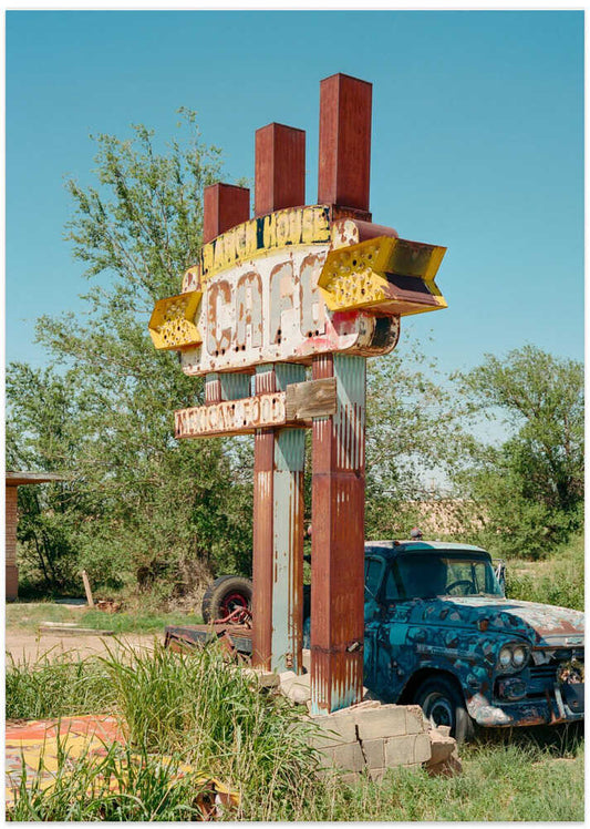 Route 66 III - Art Print by Bethany Young