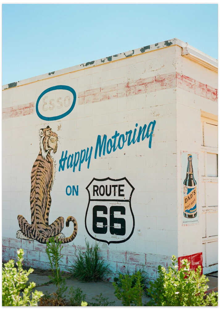 Route 66 VII - Art Print by Bethany Young