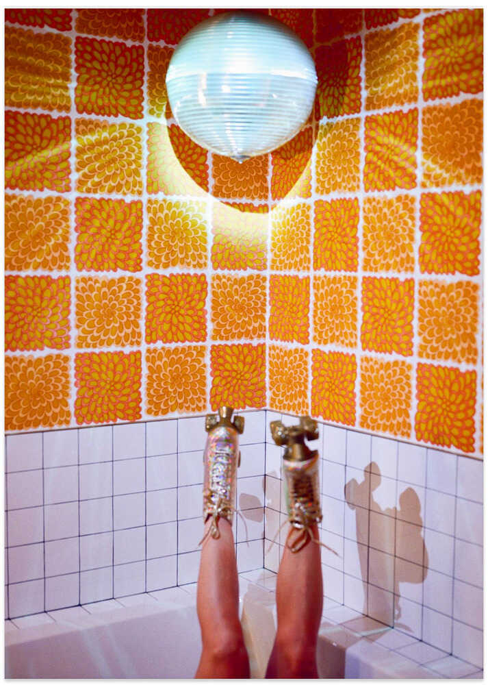 Disco Skate Night - Art Print by Bethany Young