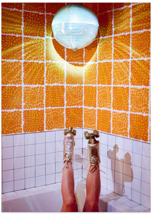 Disco Skate Night - Art Print by Bethany Young