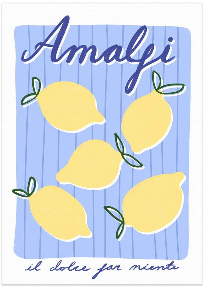 Lemon Bliss Amalfi - Art Print by Athene Fritsch