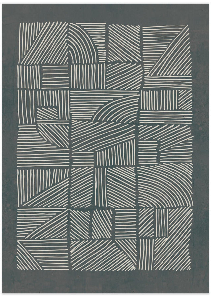 Irregular Pattern - Art Print by Lucrecia Caporale