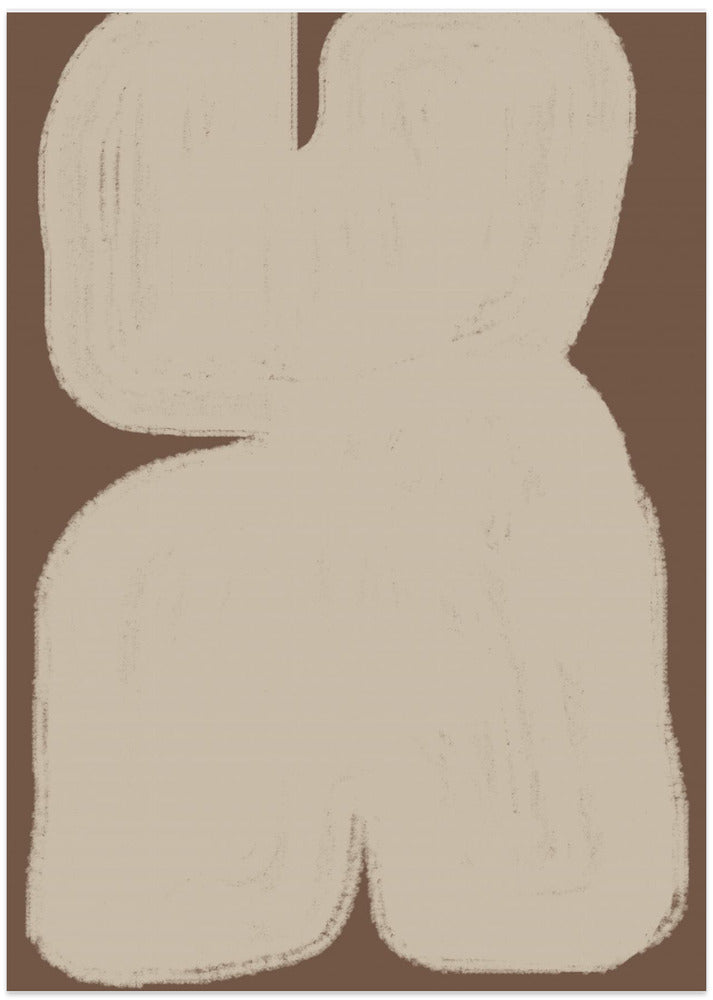 Curved Abstraction - Art Print by THE MIUUS STUDIO