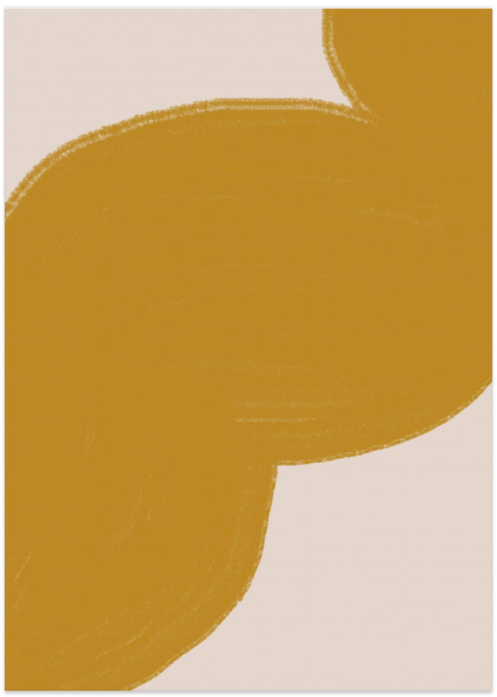 Golden Swirl Path - Art Print by THE MIUUS STUDIO