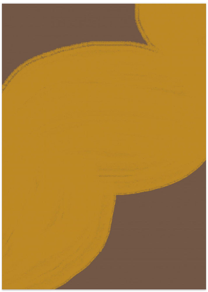 Golden Flow - Art Print by THE MIUUS STUDIO