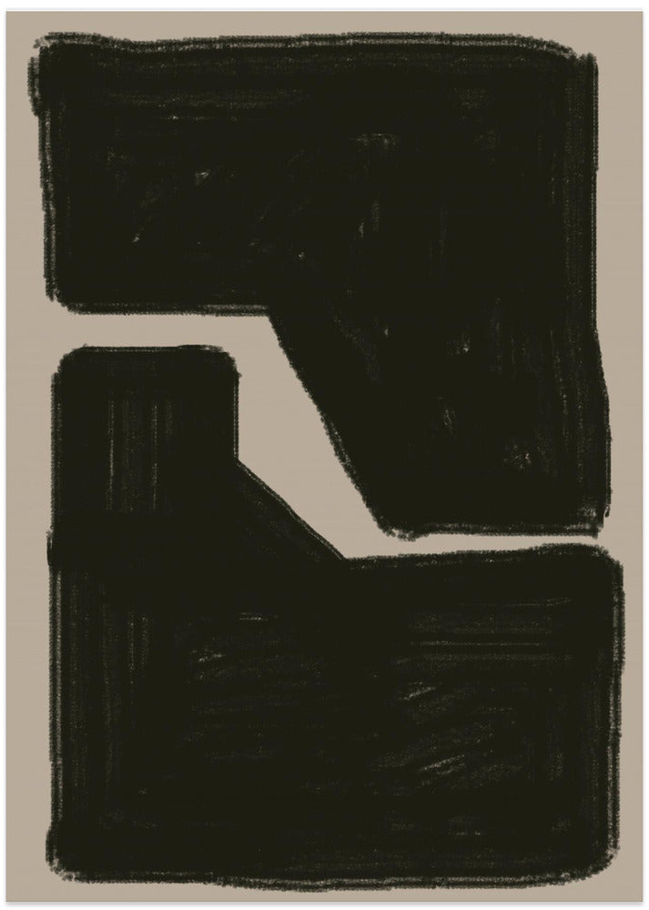 Abstract Contrast - Art Print by THE MIUUS STUDIO