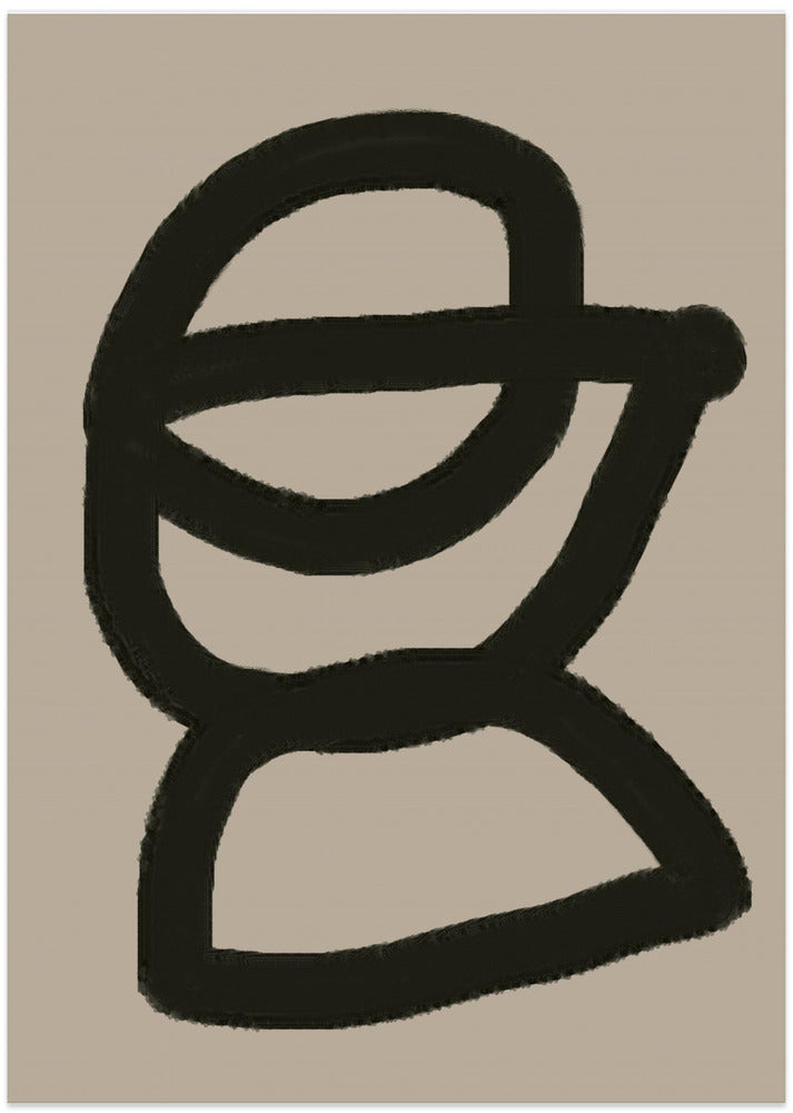 Bold Abstract Form - Art Print by THE MIUUS STUDIO