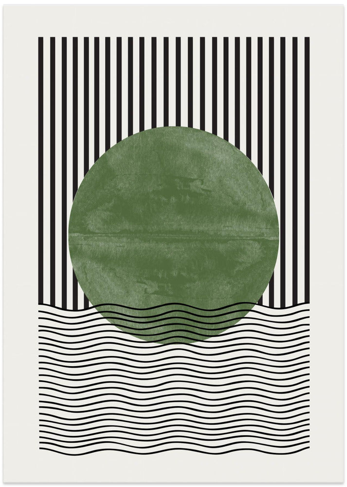 Stripes and Waves - Art Print by THE MIUUS STUDIO