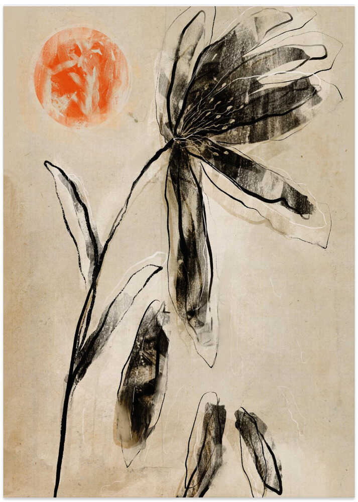 Shadowed Bloom - Art Print by Treechild