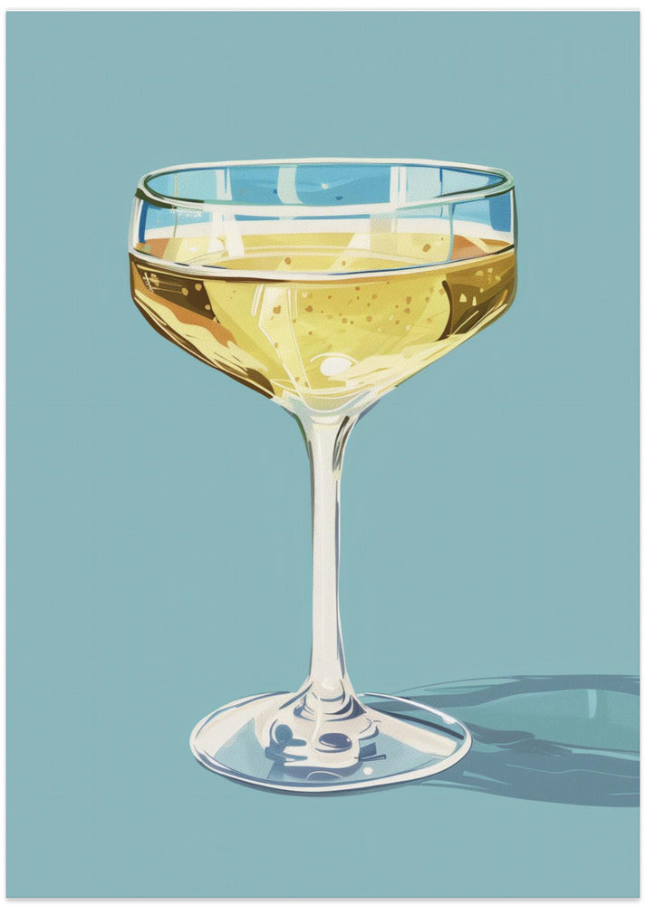 Champagne - Jolly and Dash - Art Print by Jolly and Dash