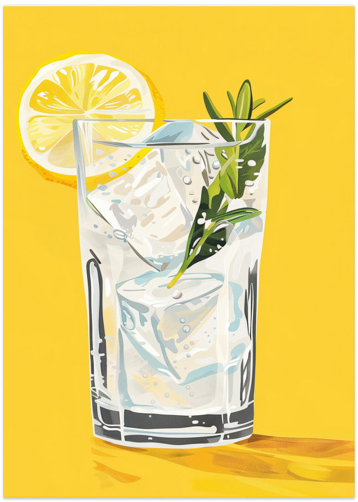 Gin and Tonic - Jolly and Dash - Art Print by Jolly and Dash