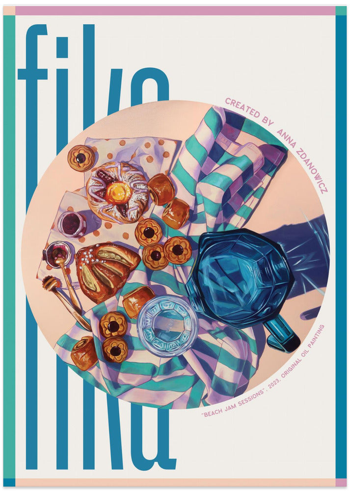 Beach Jam Sessions - Art Print by Anna Zdanowicz