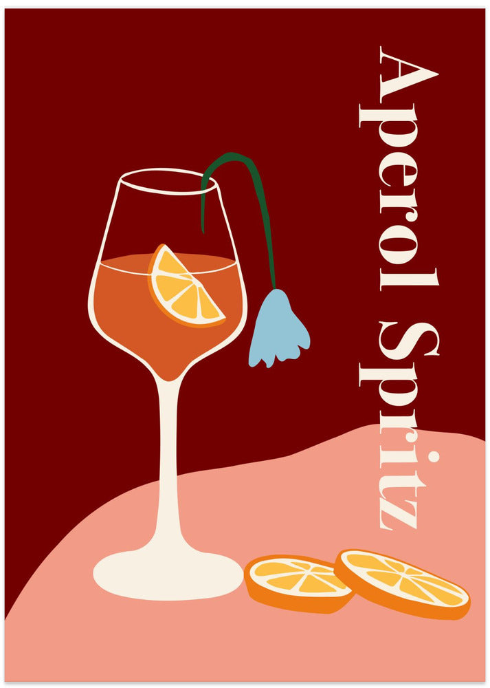 Aperol Spritz - Art Print by Miho Art Studio