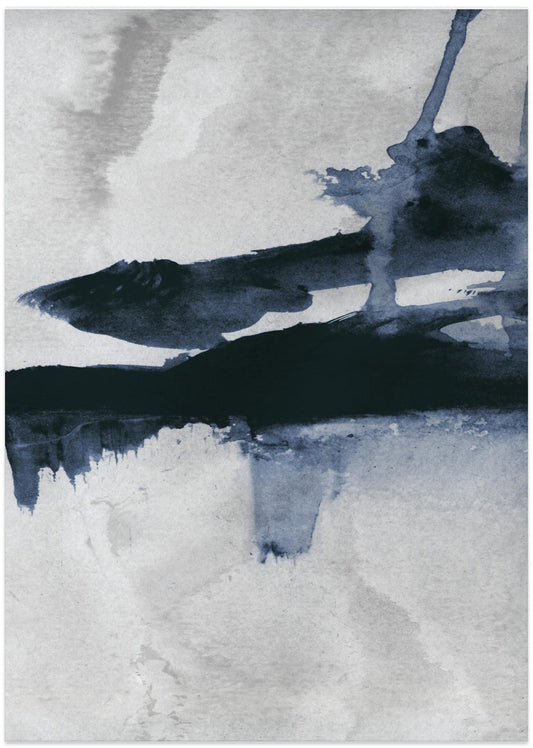 Blu 1 - Art Print by Dan Hobday