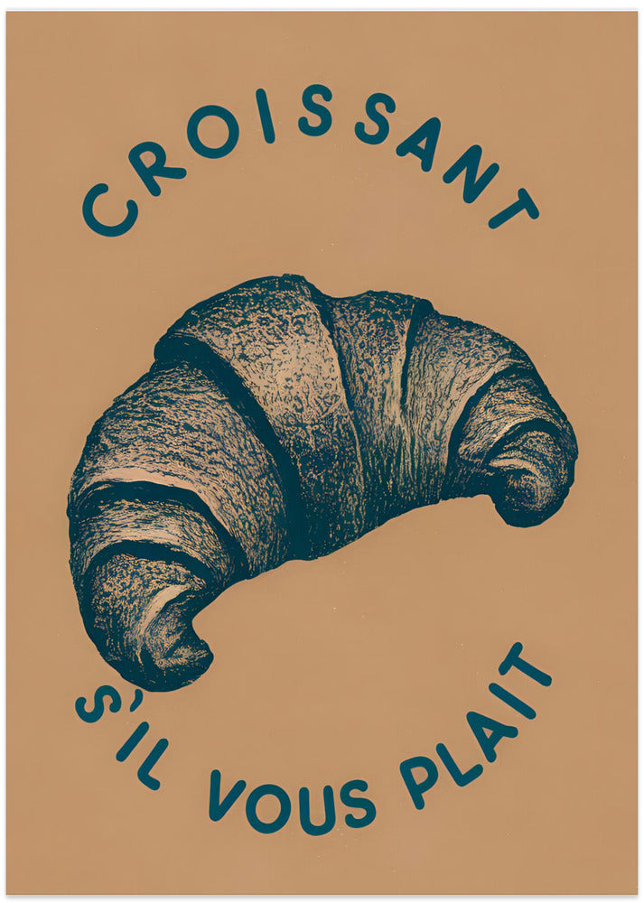Croissant - Art Print by Andreas Magnusson