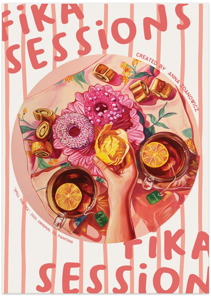 Spill the Tea - Art Print by Anna Zdanowicz