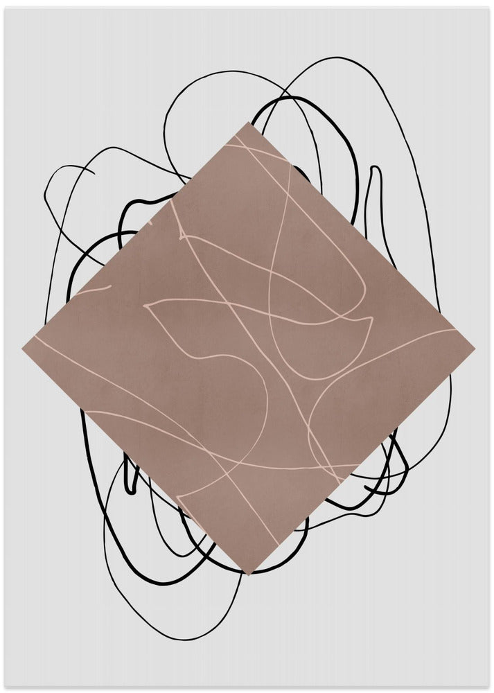 Lines and Shapes 11 - Art Print by Mareike Böhmer