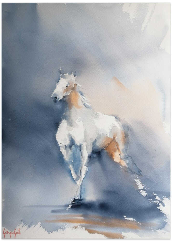 horses 21 - Art Print by Giorgio Gosti