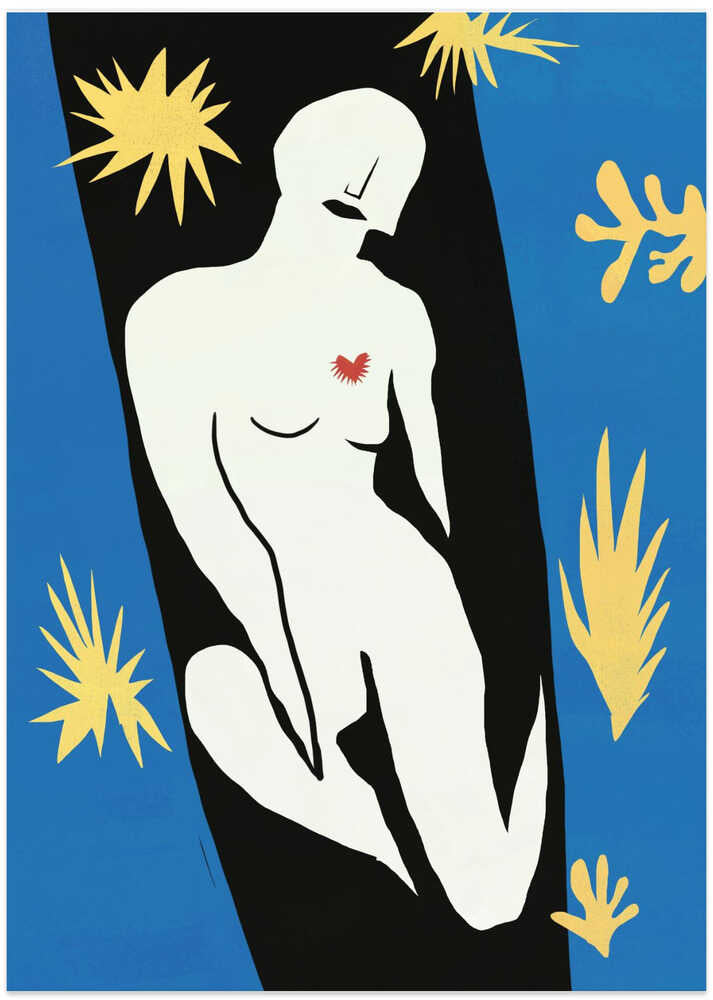 Minimalist Abstract Figure - Art Print by Little Dean