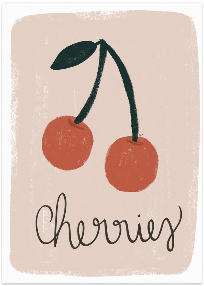 Cherries - Art Print by Menina Lisboa
