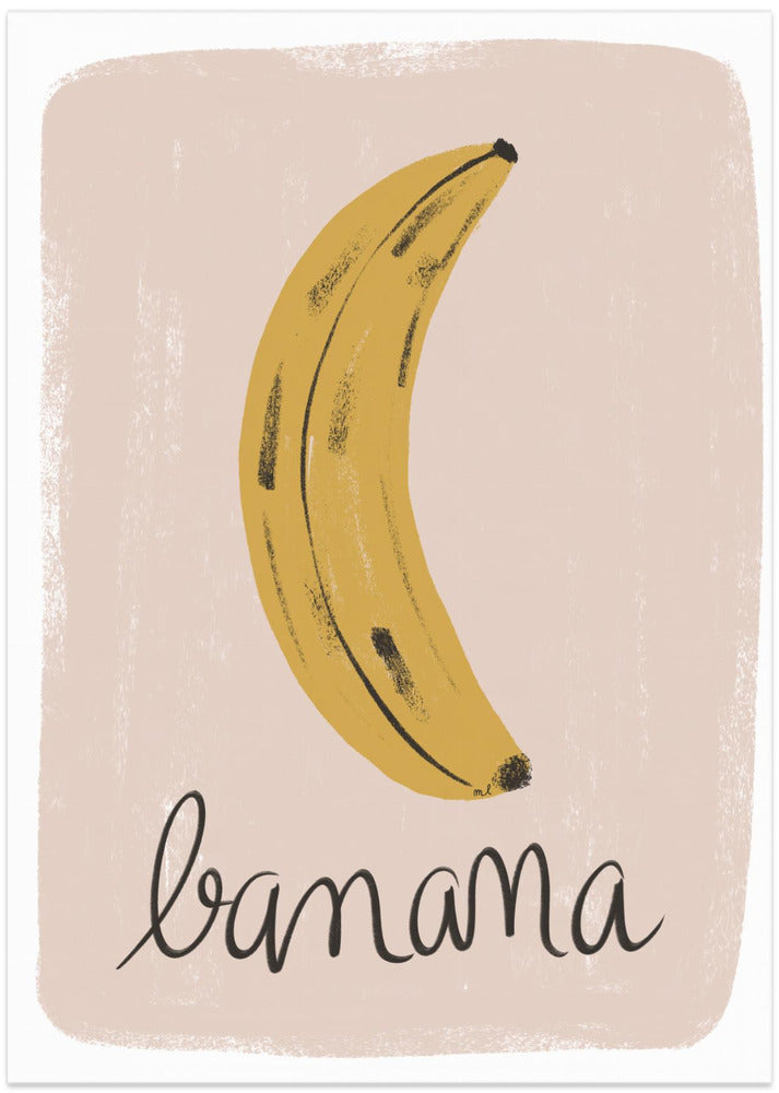 Banana - Art Print by Menina Lisboa