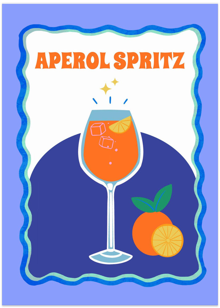 Aperol Spritz - Art Print by Petra Lizde