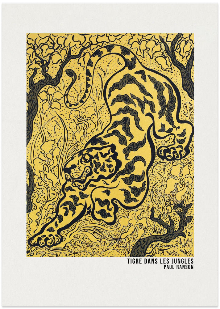 Tigre Dans Les Jungles Poster - Art Print by Paul Ranson