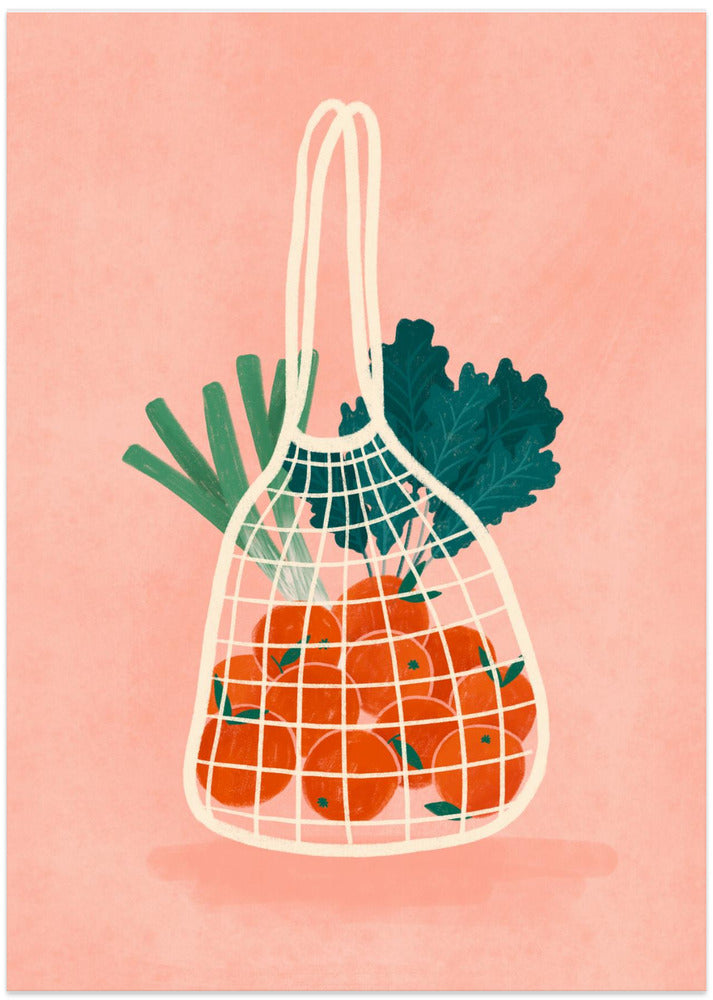Fruit N Veg - Art Print by Bea Müller