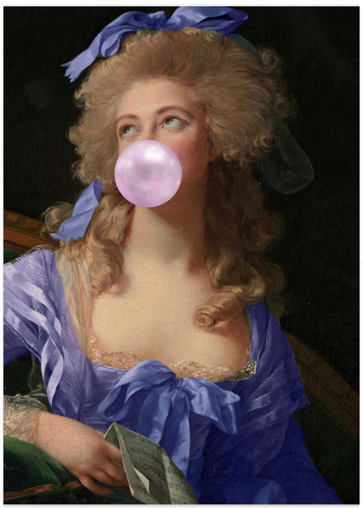 Madameroyalblue - Art Print by Talitha McQueen