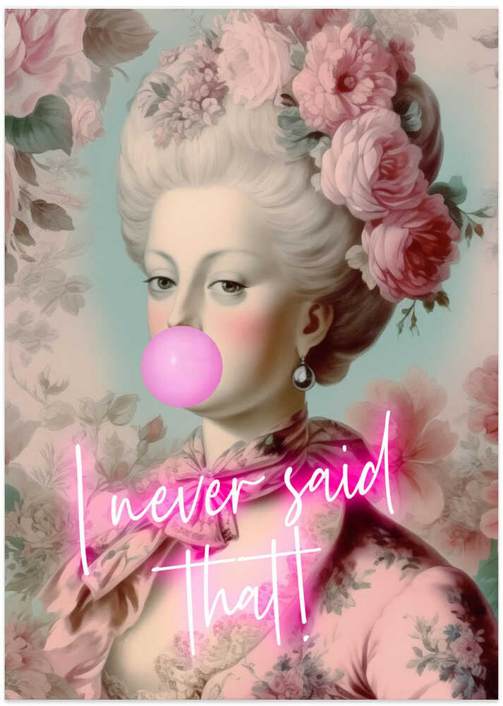 Marieantoinettenever3 Ratioiso - Art Print by Talitha McQueen