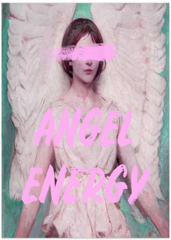 Angelenergy3 Ratio2x3 - Art Print by Talitha McQueen
