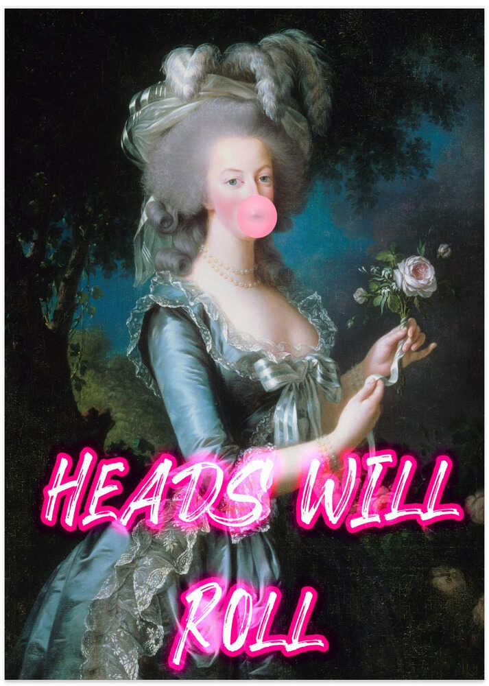 Headswillrollbg Ratio2x3 - Art Print by Talitha McQueen