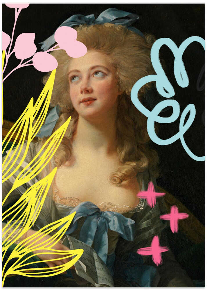 Graffitimadame3 Ratioiso - Art Print by Talitha McQueen