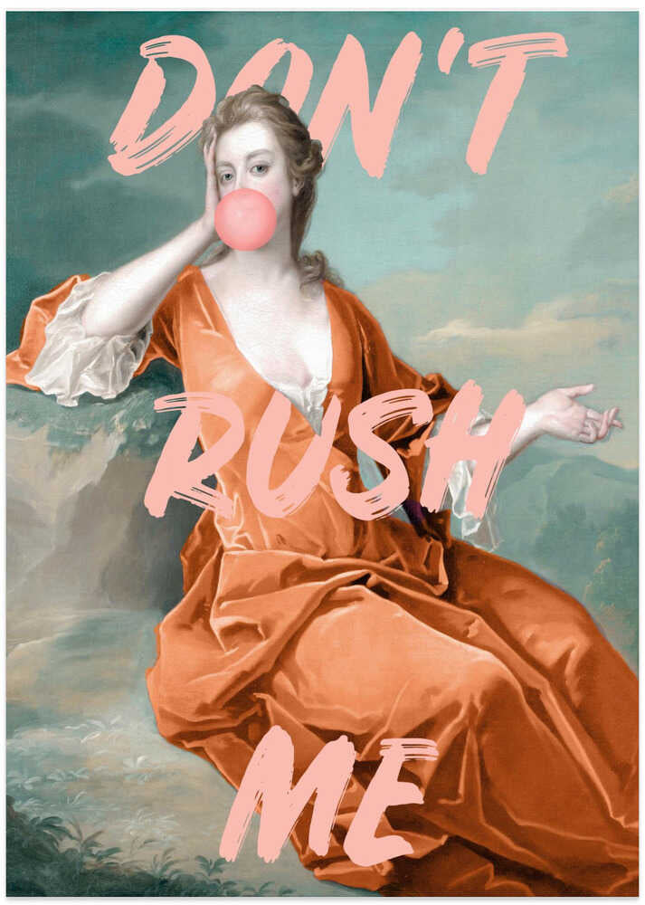 Orangedontrushme Ratio - Art Print by Talitha McQueen