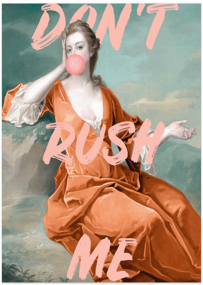 Dontrushmeorange Ratio2x3 - Art Print by Talitha McQueen